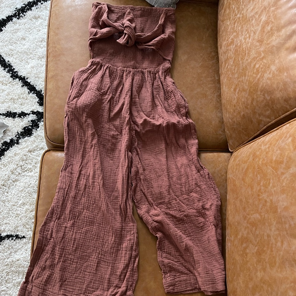 Strapless jumpsuit